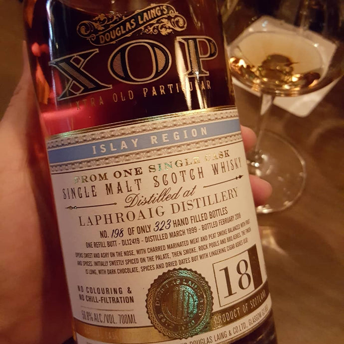 Laphroaig 18, Douglas Laing Extra Old Particular, XOP, 198/323, 56.8% abv