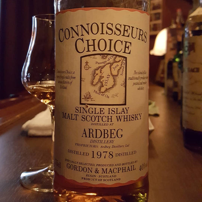 Ardbeg 1978, Connoisseurs Choice, Gordon & Macphail, Old Map Label, 40% abv.