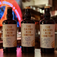 Early Bottlings From Cairns Rum Company Featuring Rare Yeasts