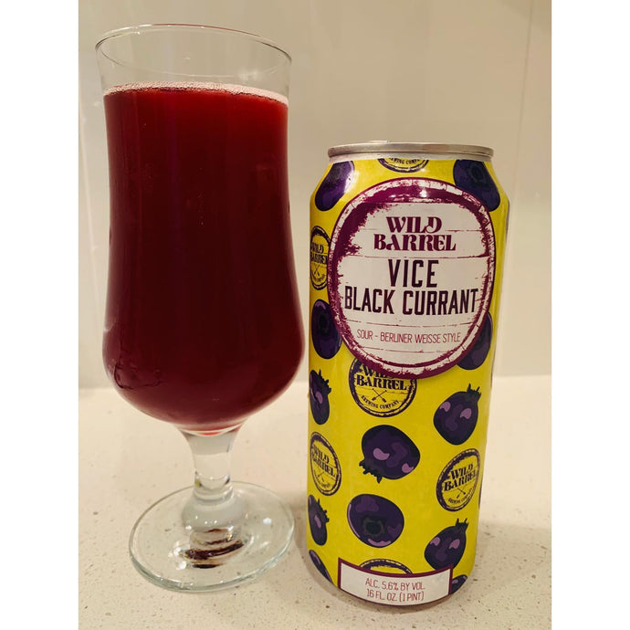 Wild Barrel Brewing - Vice Blackcurrant Sour Berliner Weisse 🇺🇸