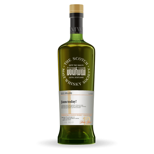 SMWS 35.191 (Glen Moray), "Jam Today!", 60.1% ABV