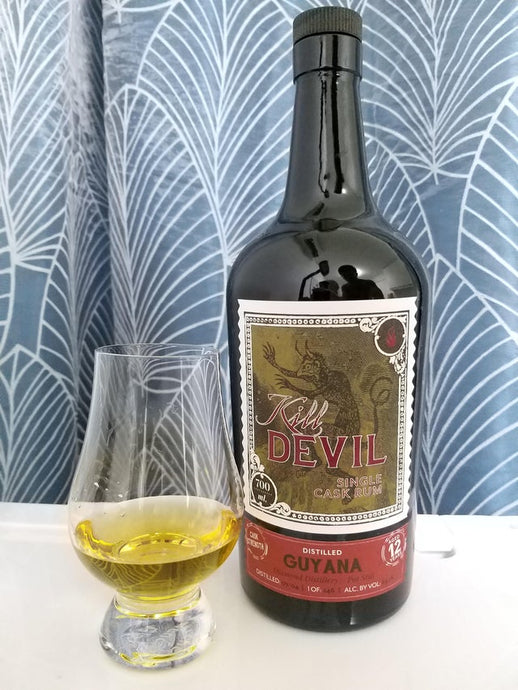 Diamond Distillery Pot Still Cask Strength 2004, bottled by Hunter Laing under the Kill Devil label (12 years)