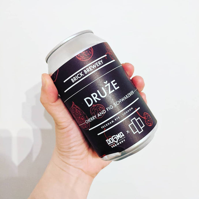 Druže Cherry & Fig Schwarzbier, Brick Brewery X Dogma Brewery