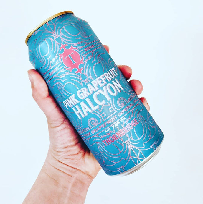 Pink Grapefruit Halcyon IPA by Thornbridge