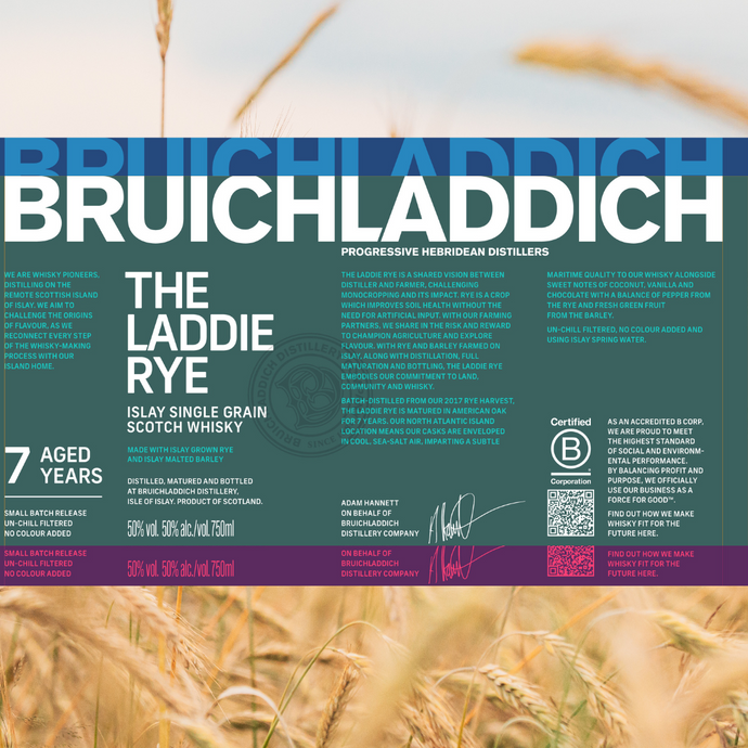 Bruichladdich Unveils The Laddie Rye In Highly Anticipated Years Long Project