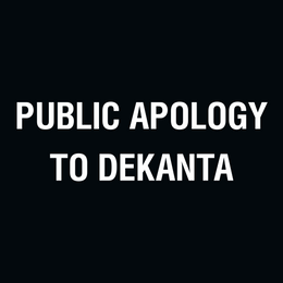 Public Apology and Retraction