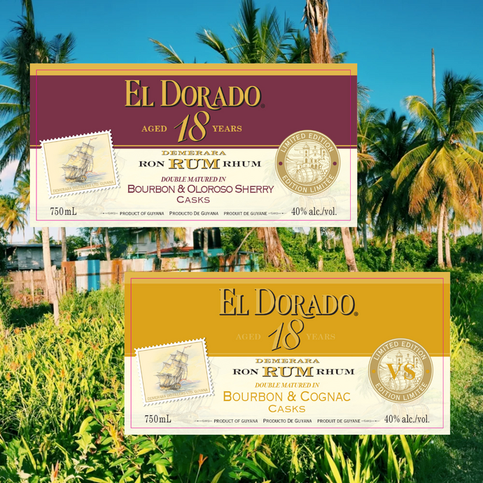 El Dorado Flexes Two New Double Cask Aged 18 Year Old Rums