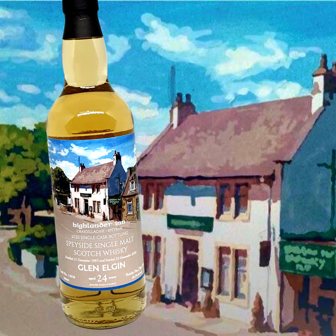 Glen Elgin 24 Years Old, 50.7% ABV, Highlander Inn’s 2020 Single Cask Bottling