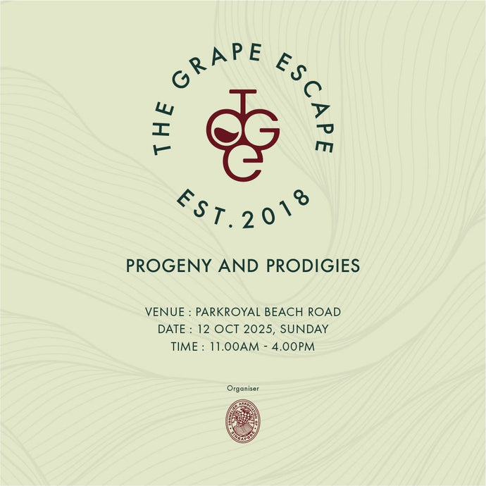 Singapore's Sommelier Association's The Grape Escape Wine Fair & 16th Singapore National Sommelier Competition Is Back For 2025! Early Bird Tickets Out Now!
