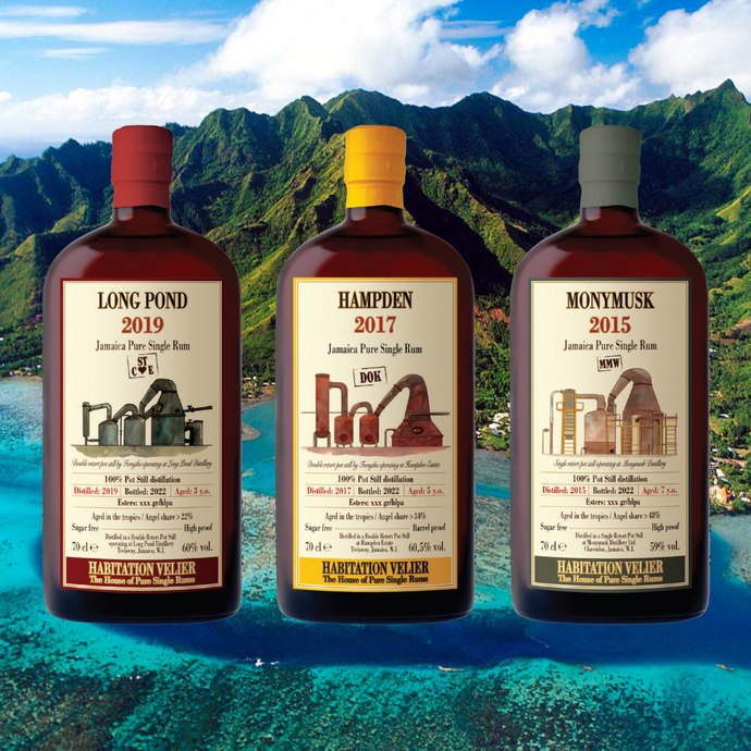 Habitation Velier Readies Three More Ester Heavy Jamaicans - Long Pond 2019 STC♥E, Hampden 2017 DOK & Monymusk 2015 MMW