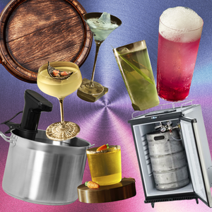 Sous Pression （冷冻压制法）、Sous Vide （低温水浴）、Fat Washing （洗脂） 和 Barrel Aging （木桶陈酿）： 用 4 种饮品诠释 4 种鸡尾酒技术！