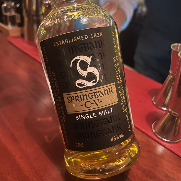 Springbank C.V. Single Malt (Circa 2010s) With Gold Label, 46% ABV