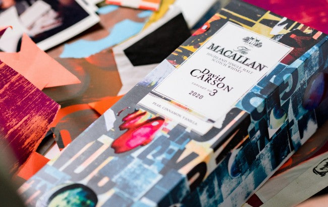 Macallan rounds off Concept Series with Concept No. 3 inspired by David Carson, US graphic designer famed for work on Nike, Pepsi, Ray Ban and more