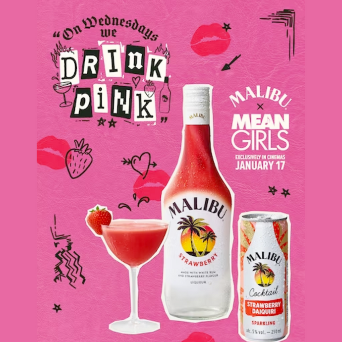 On Wednesdays We Wear Pink Is Back With Malibu's Strawberry Daiquiri