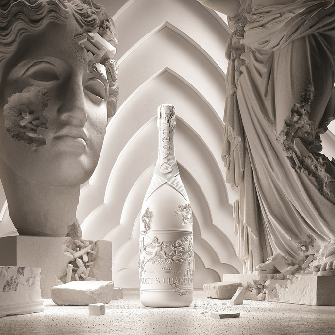 Moët & Chandon Rings In 280th Anniversary With Launch Of Daniel Arsham Collaboration Collection Impériale Création No. 1