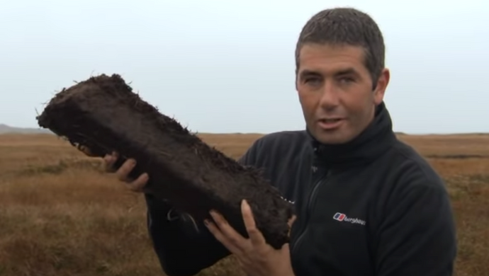 Laphroaig Distillery Tour - Peat Cutting