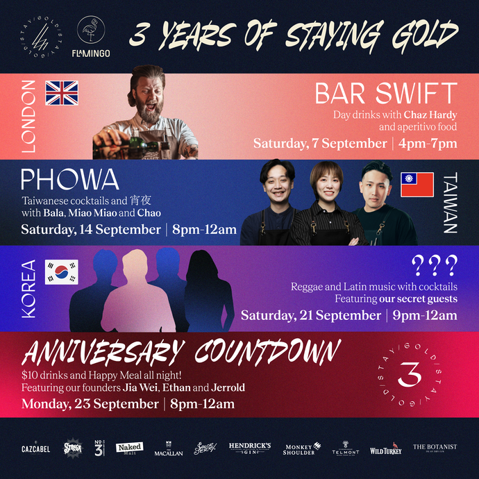 Three Years And Still Golden: Stay Gold Flamingo Turns 3 With Guest Shifts and Countdown Party