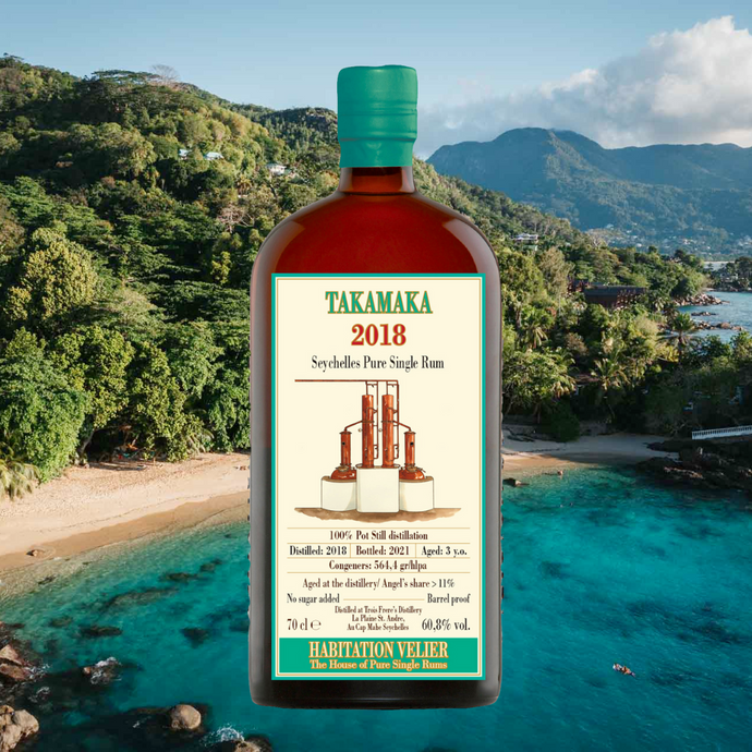 Takamaka 2018, Habitation Velier, 3 Year Old, Seychelles, 60.8% ABV