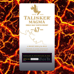 Talisker Magma Finishes 47 Year Old Islay Whisky In Casks Toasted By Volcanic Rocks Of Skye