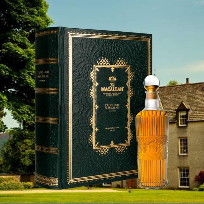 First Look: Tales of The Macallan Volume I, 71 Year Old Macallan bottled in Lalique Decanter with Leather Bound Almanac Dedicated to Captain John Grant