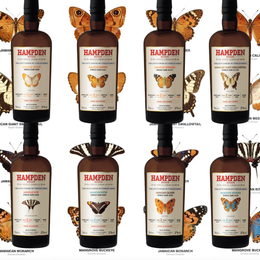 Hampden Sends Us Butterfly Catching With 8 New Cognac Cask Expressions, One For Every Hampden 8 Marks