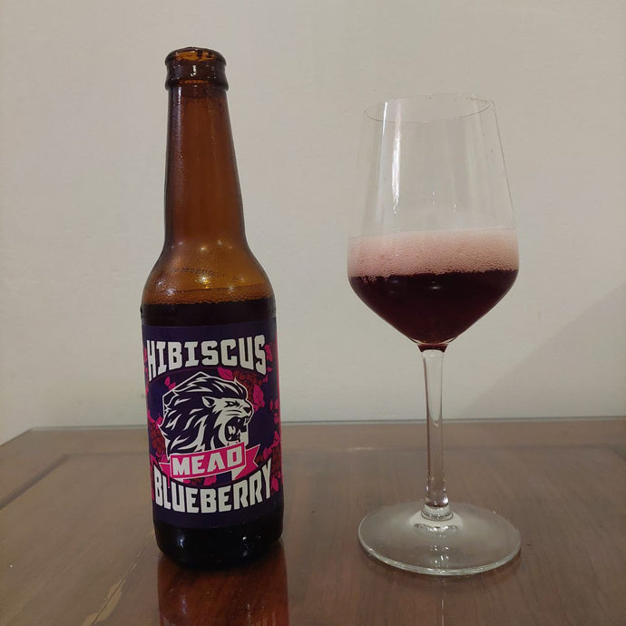 Lion City Meadery Hibiscus and Blueberry Mead, 5.5% ABV
