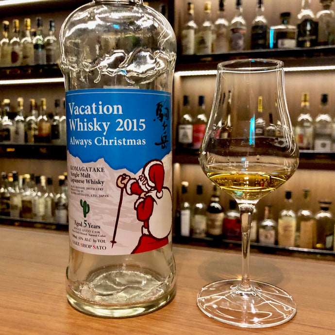 Mars Komagatake Vacation Whisky 2015 Always Christmas Single Anejo Cask For Sake Shop Sato, 5 Years Old, 61% ABV | 信州マルス 駒ケ岳 2015 アネホカスク for SAKE SHOP SATO