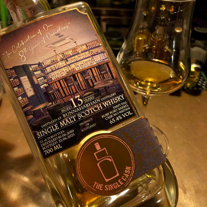 Bunnahabhain 2010, 13 Year Old, The Single Cask Singapore 8th Anniversary Bottling, 65.4% ABV