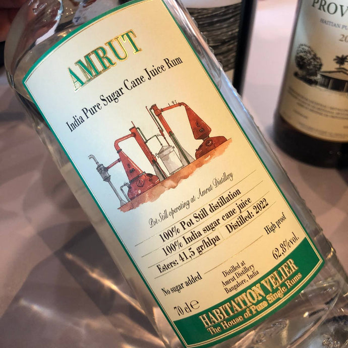 Habitation Velier Amrut India Pure Sugar Cane Juice Rum 2022, 62.8% ABV