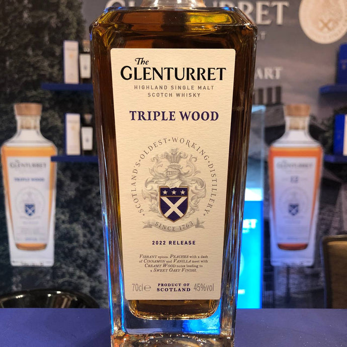 Glenturret Triple Wood 2022 Release Single Malt, 45% ABV