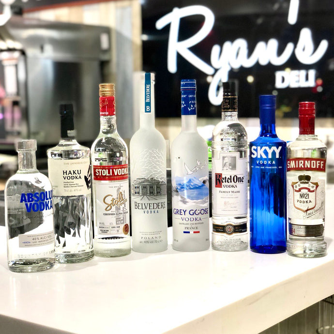 [Taste Test] Ranking The Most Popular Vodkas From The Grocery Store: Absolut, Haku, Stoli, Belvedere, Grey Goose, Ketel One, SKYY & Smirnoff