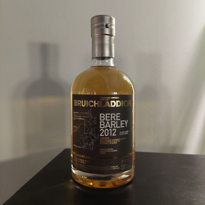 Bruichladdich Bere Barley 2012, 50% ABV