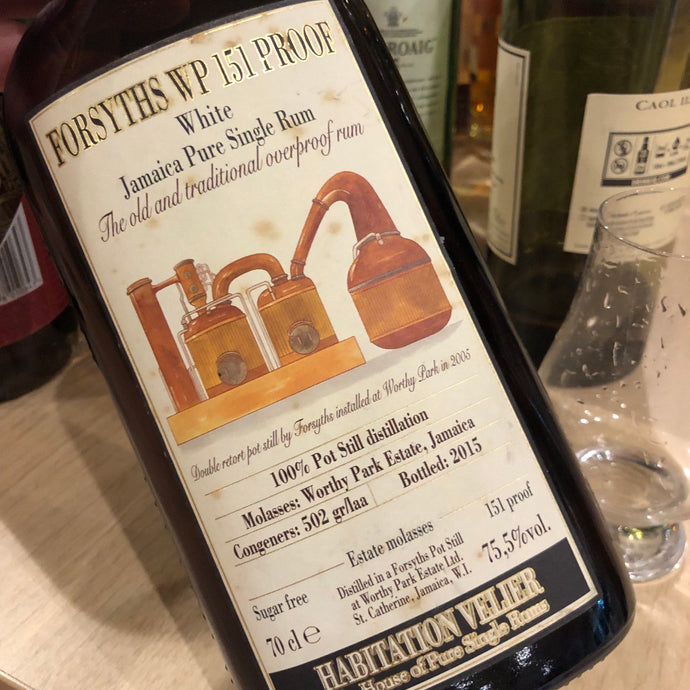 Habitation Velier Forsyths WP 151 Proof White 2015 Pure Jamaican Single Rum