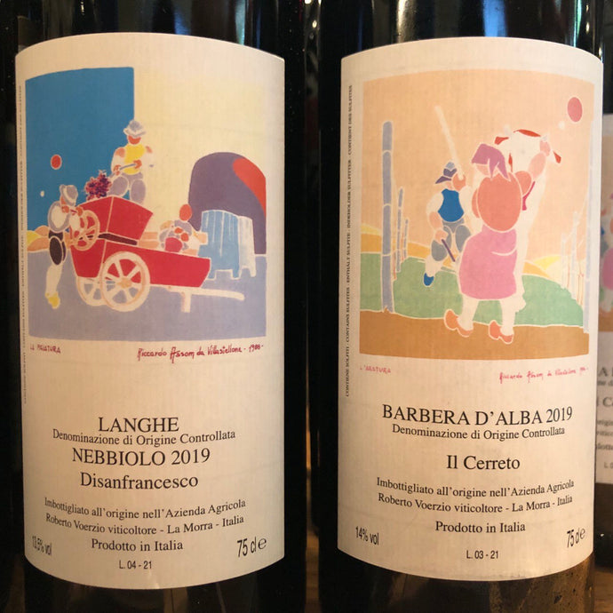 Taste Test Two From The Piedmont Legend Roberto Voerzio: Disanfrancesco Nebbiolo vs. Il Cerreto Barbera d'Alba