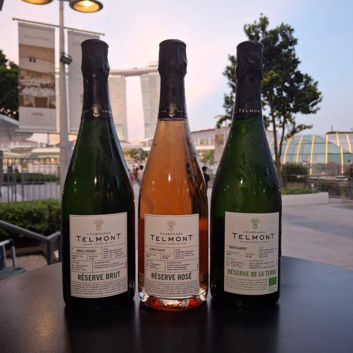 A Trio of Telmont Champagnes: Réserve Brut, Réserve Rosé, Réserve de la Terre