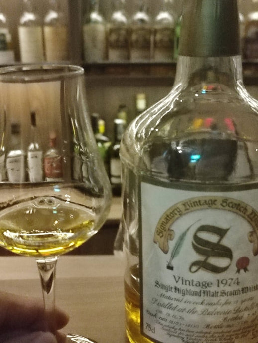 Balvenie 1974 Signatory Vintage (SV) Dumpy Series, 15 Years Old, 57.1% ABV