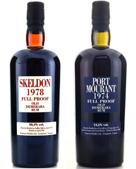 Two Legendary Velier Demerara's: Velier Skeldon 1978 & Velier Port Mourant 1974