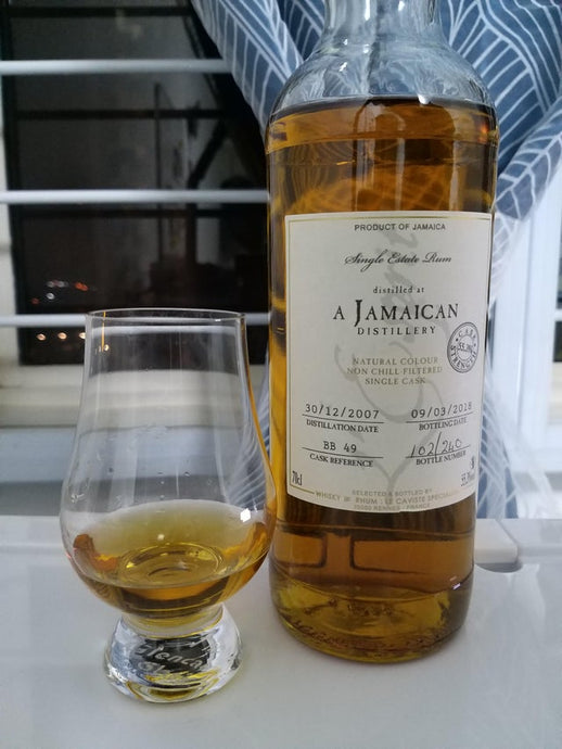 L’esprit Single Cask Rum distilled at “A Jamaican Distillery” - Worthy Park (10 years)