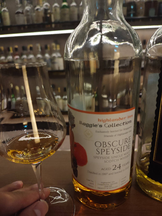 "Obscure" Speyside (Allt-á-Bhainne) 1997-2021, 24 Year Old, Highlander Inn Maggie's Collection